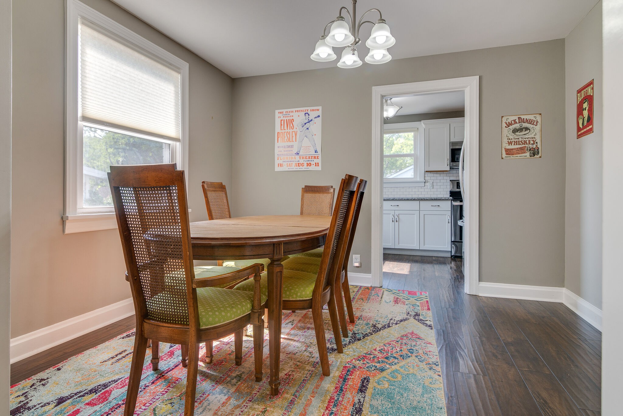 212 Neelys Bend Road Madison, TN 37115 - Photo 8 of 24 a view of a dining room with furniture and wooden floor
