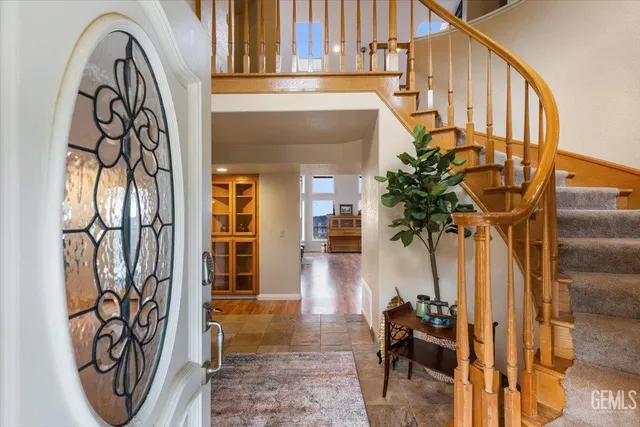 a view of front door