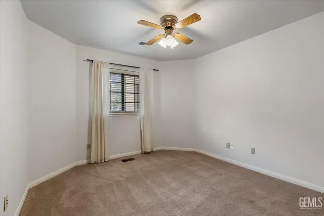 a view of hallway with livingroom
