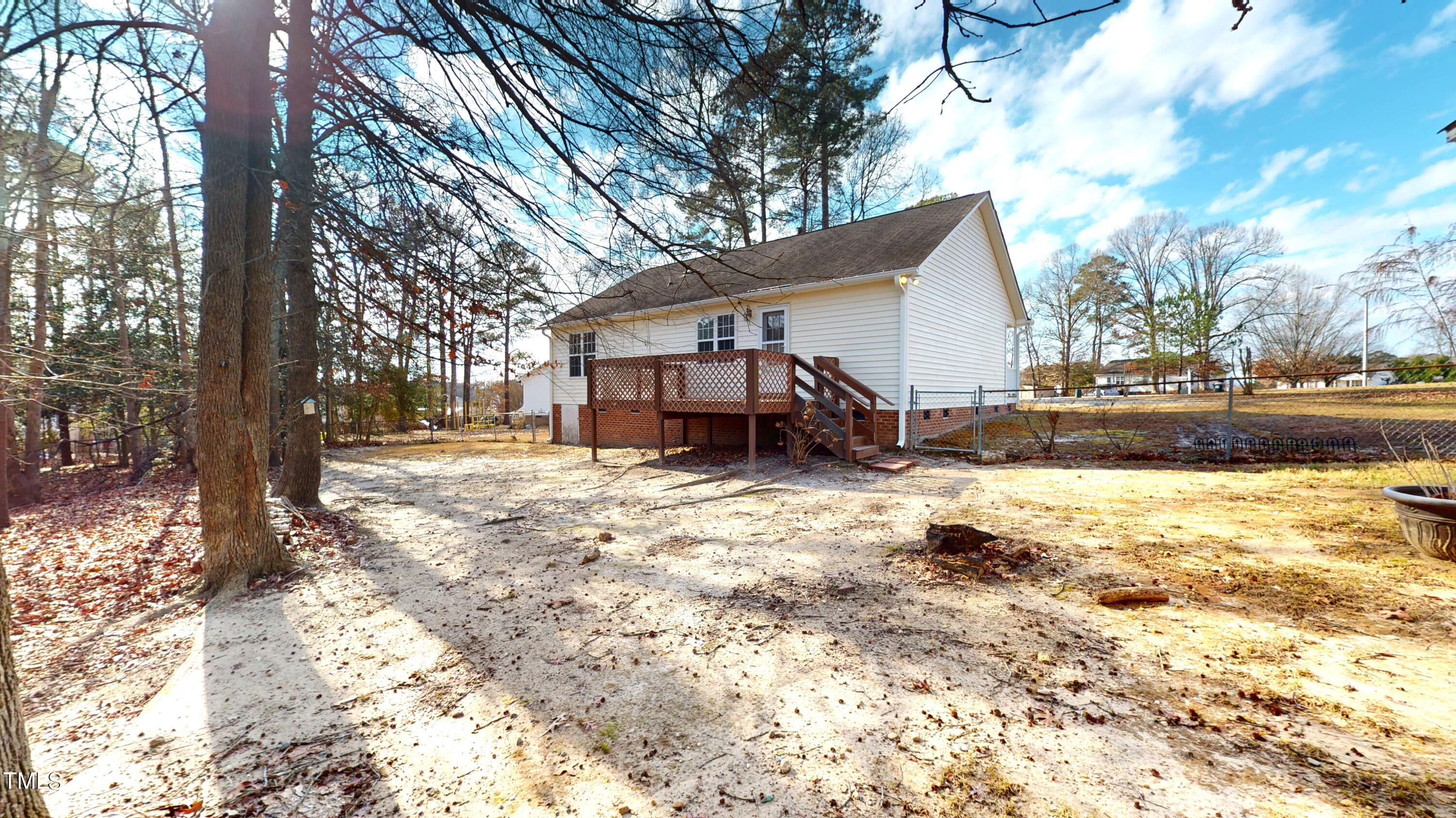 115 Stoneview Circle Smithfield, NC 27577 - Photo 15 of 35 a view of a house with a yard covered in snow