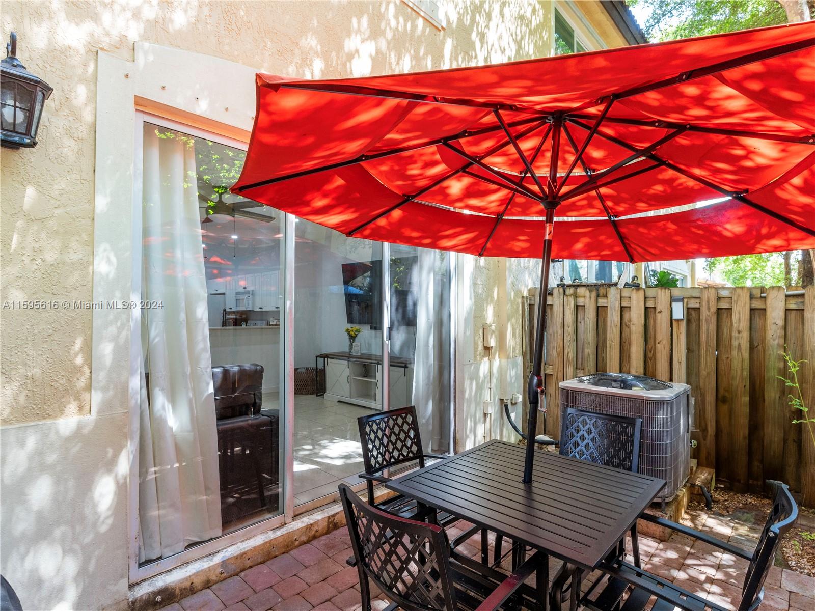 9237 Southwest 227th Street, Unit 6 Cutler Bay, FL 33190 - Photo 19 of 41 a outdoor view with a sitting space