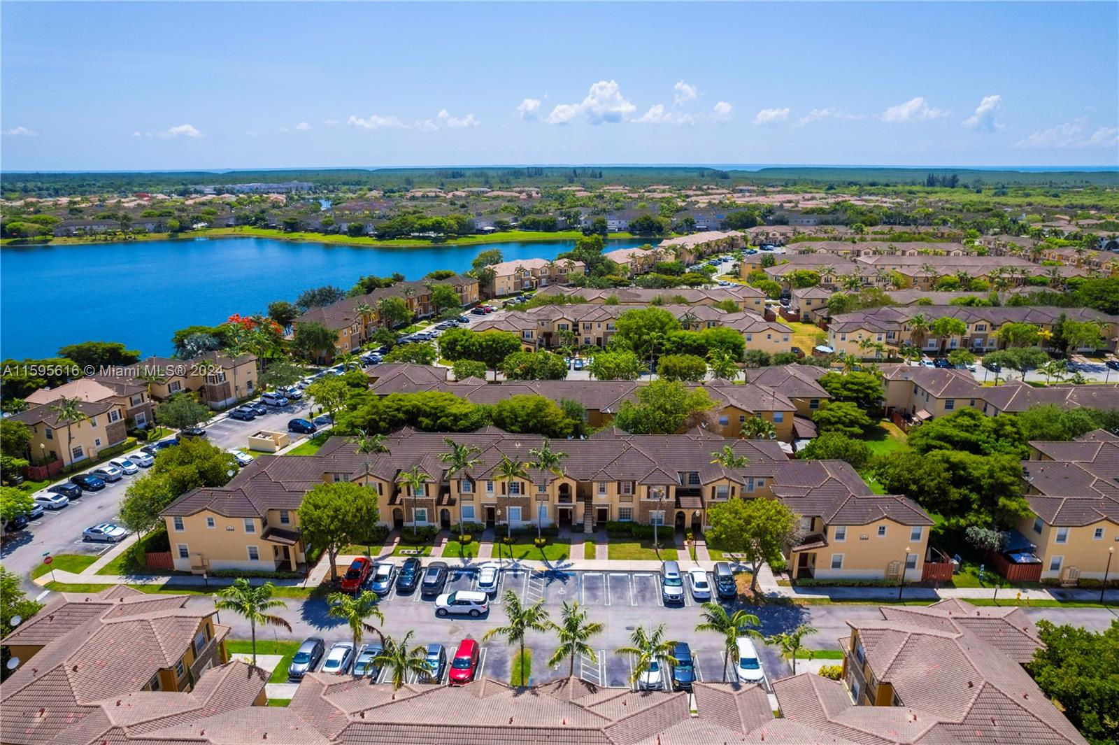 9237 Southwest 227th Street, Unit 6 Cutler Bay, FL 33190 - Photo 40 of 41 an aerial view of a city