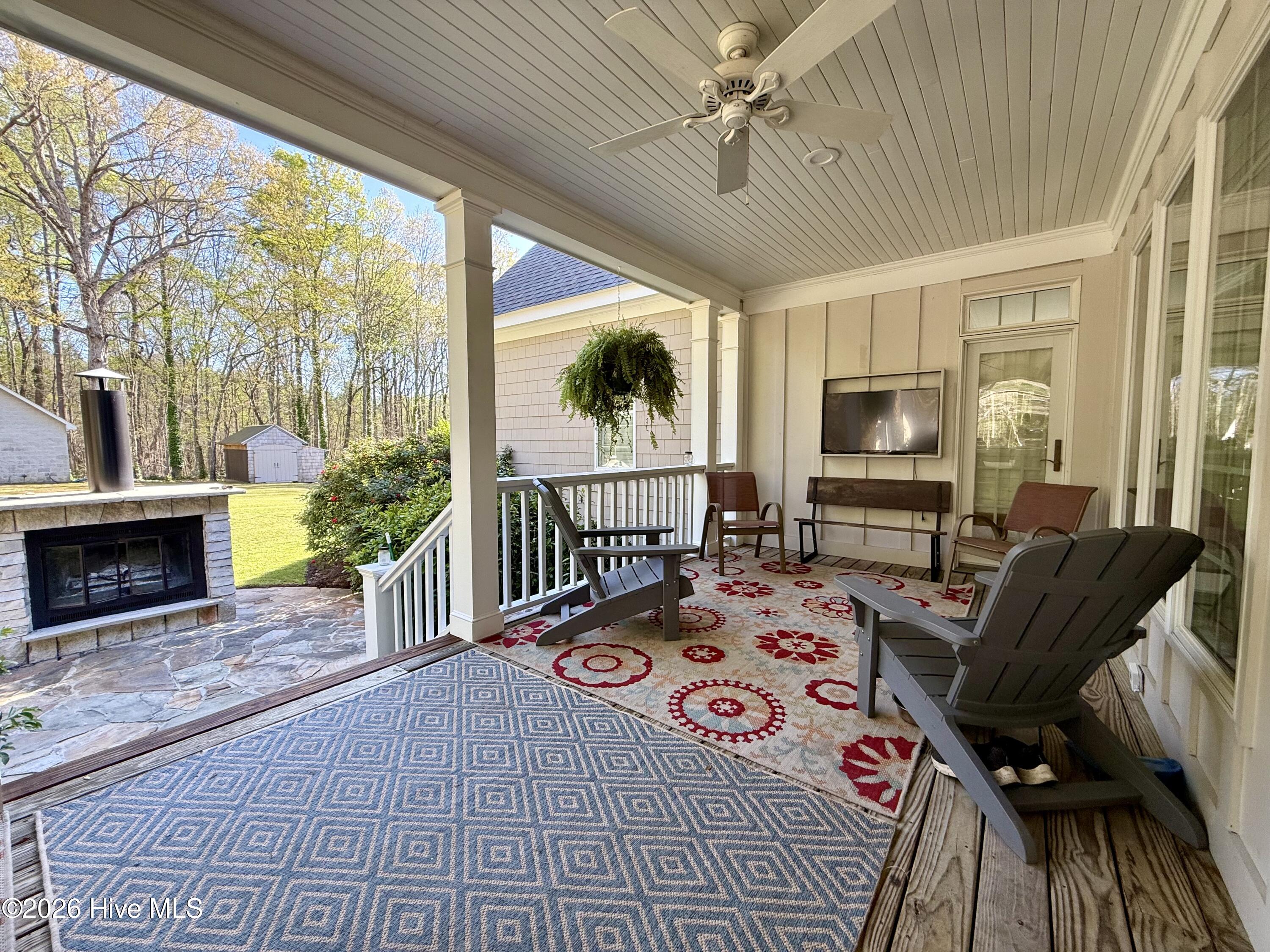 1285 Bear Grass Road Williamston, NC 27892 - Photo 37 of 130 Open Back Porch