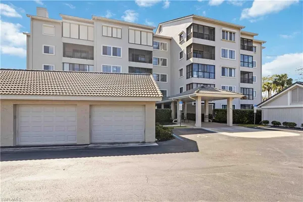 a front view of a building