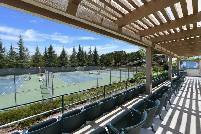 a view of a balcony with outdoor space