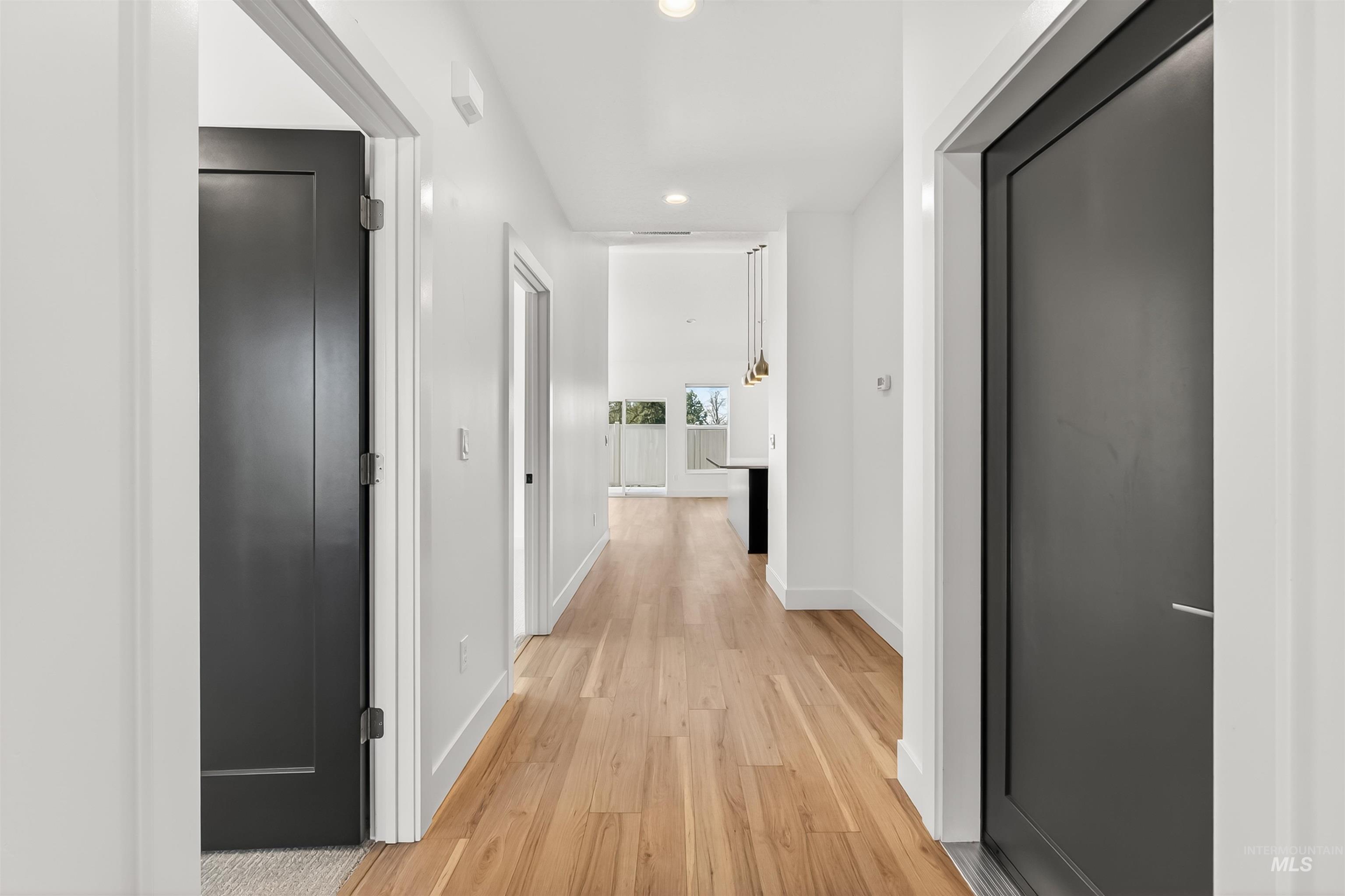 3710 22nd Street Lewiston, ID 83501 - Photo 5 of 36 Corridor featuring light wood finished floors and recessed lighting