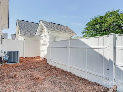 a backyard of a house