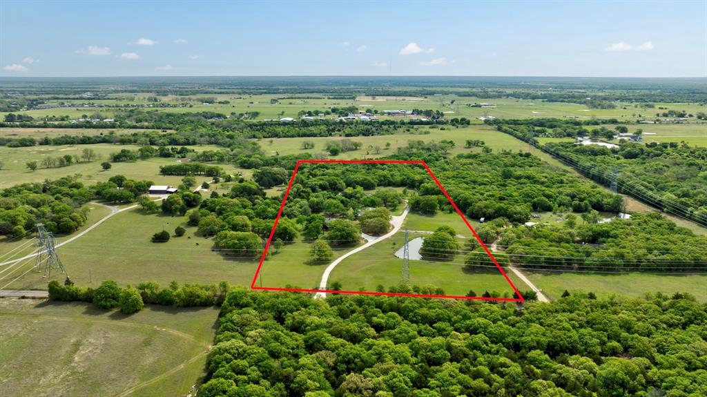 1024 Jordan Creek Road Collinsville, TX 76233 - Photo 24 of 40 Arial View of the Expansive 15 Acre retreat!