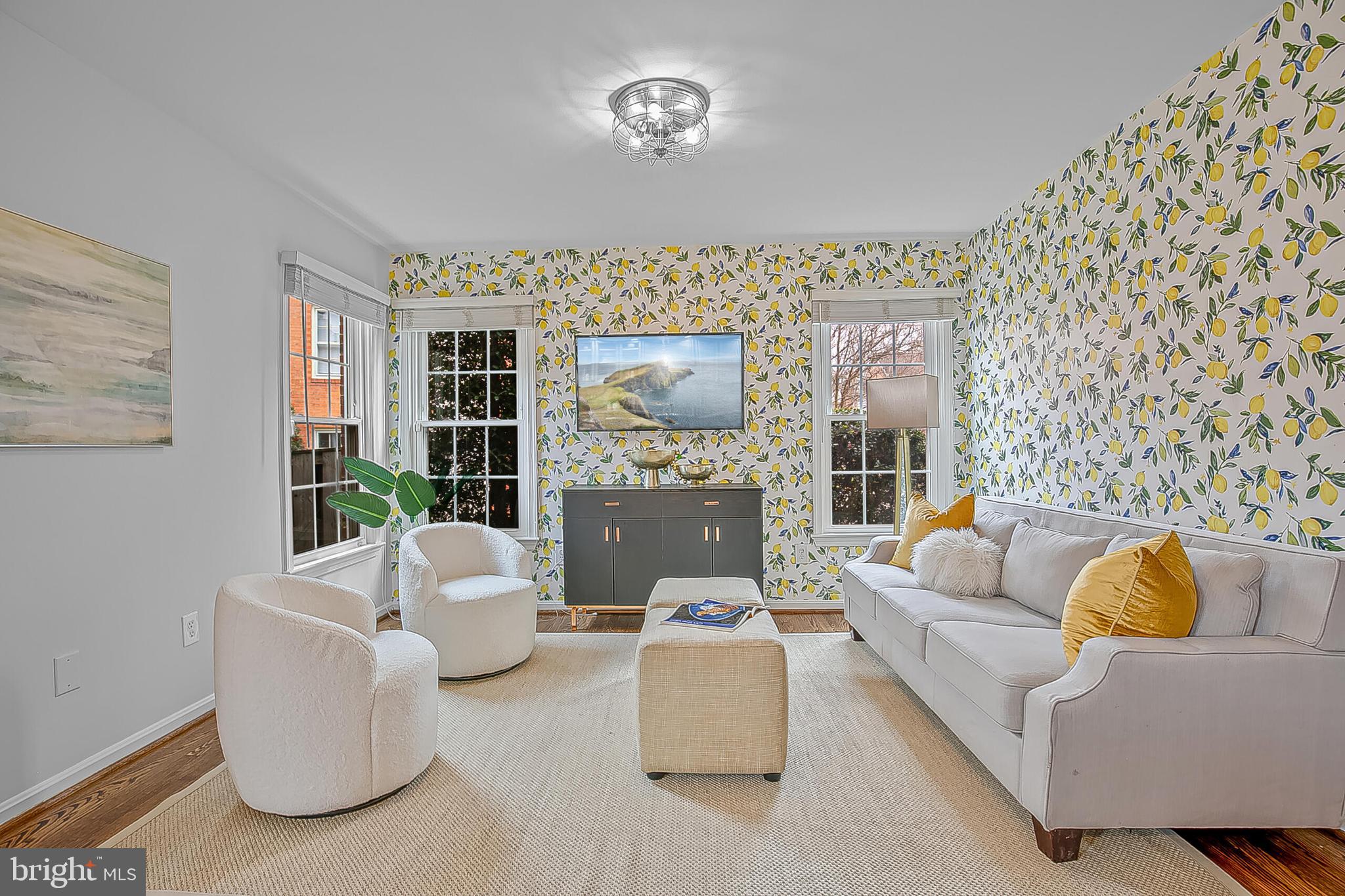 1824 Duffield Lane Alexandria, VA 22307 - Photo 13 of 64 a living room with furniture and a large window