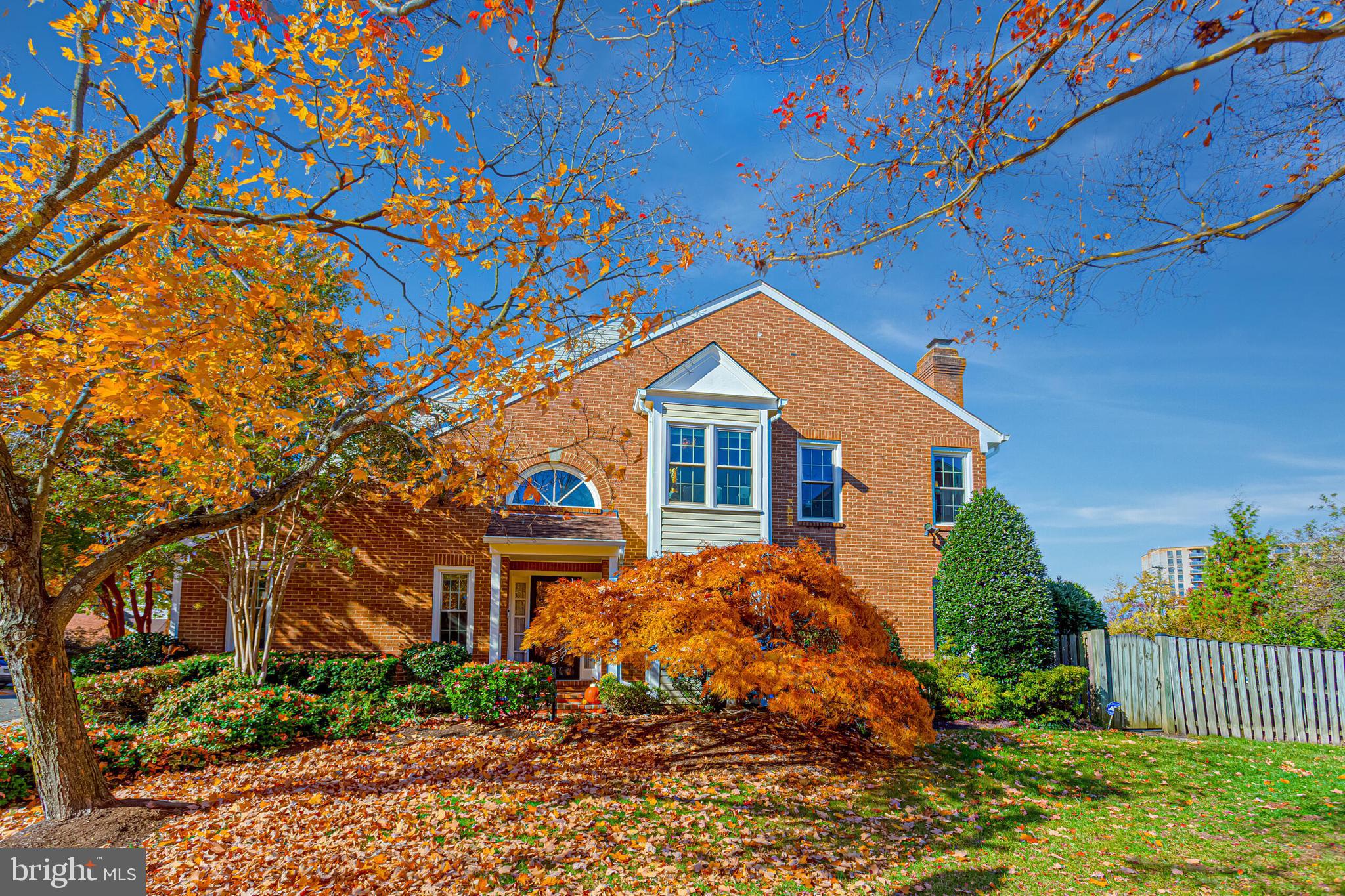 1824 Duffield Lane Alexandria, VA 22307 - Photo 58 of 64 a front view of a house with a yard