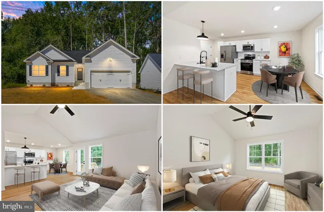 a view of living room kitchen with furniture and a window