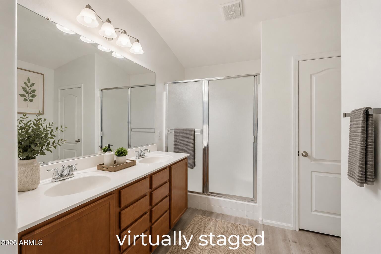3890 East Graphite Road San Tan Valley, AZ 85143 - Photo 5 of 35 Virtually Staged - Primary Bathroom