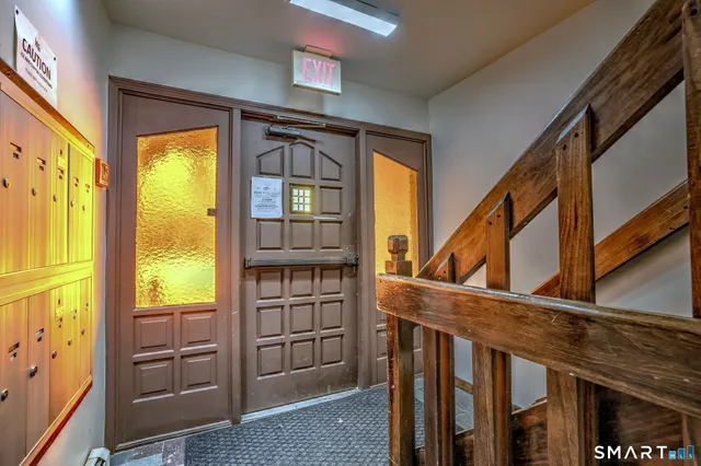 a view of front door