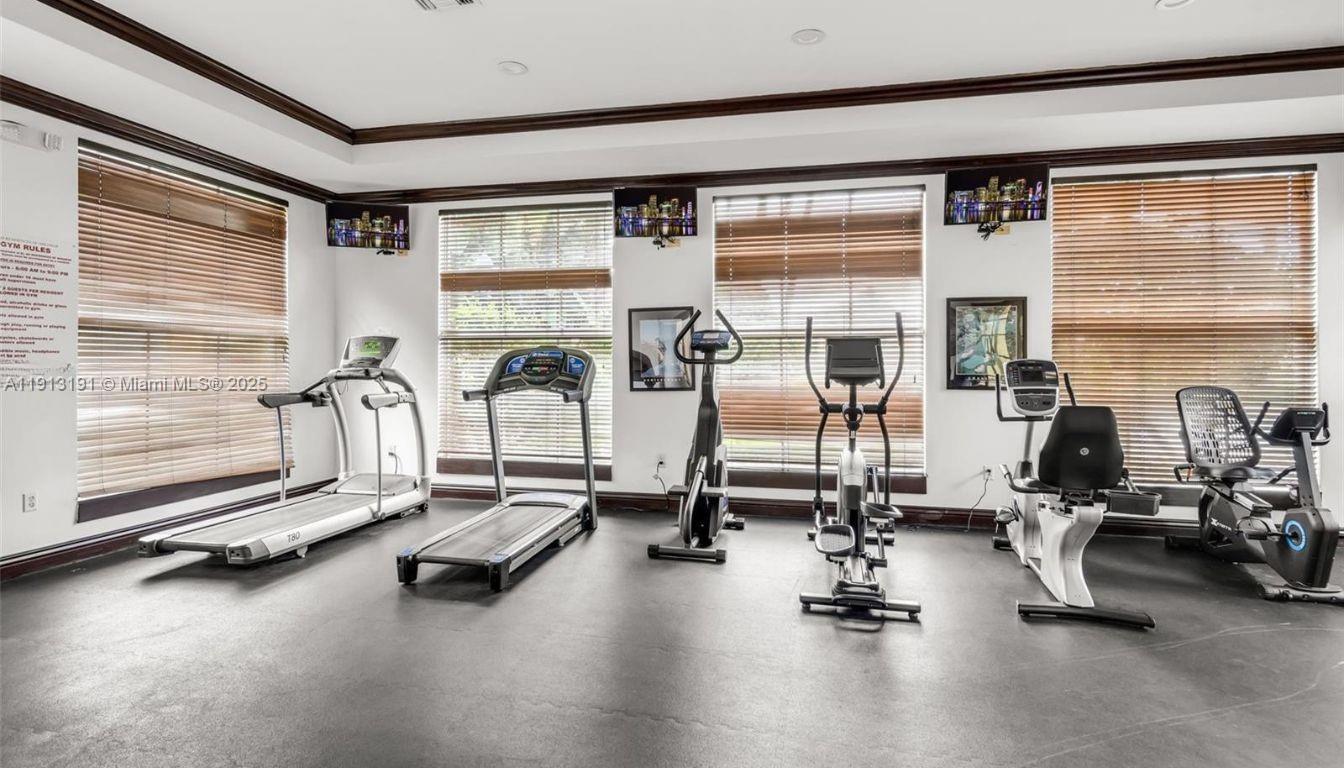 2120 West Preserve Way, Unit 307 Miramar, FL 33025 - Photo 14 of 20 a view of a room with gym equipment