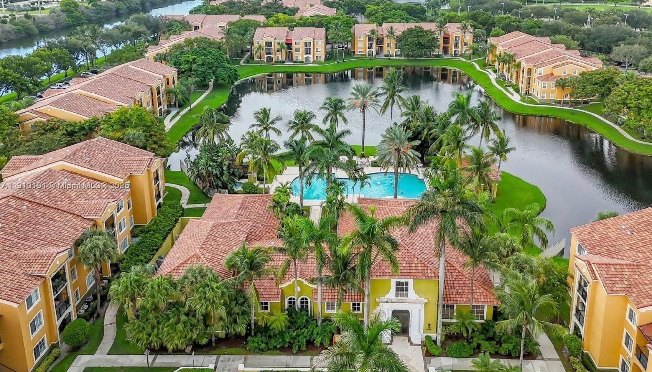 2120 West Preserve Way, Unit 307 Miramar, FL 33025 - Photo 19 of 20 an aerial view of multiple houses with yard