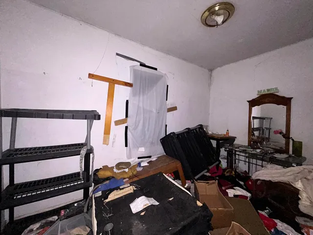 a view of a hallway with interior of the house