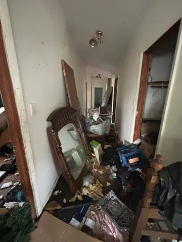 a workspace with furniture and screen