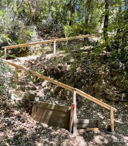 a view of city from balcony