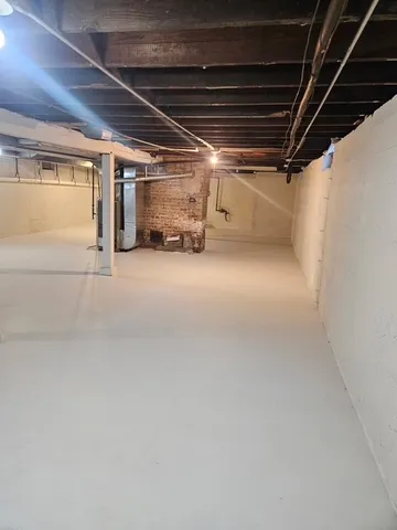 a view of storage and utility room