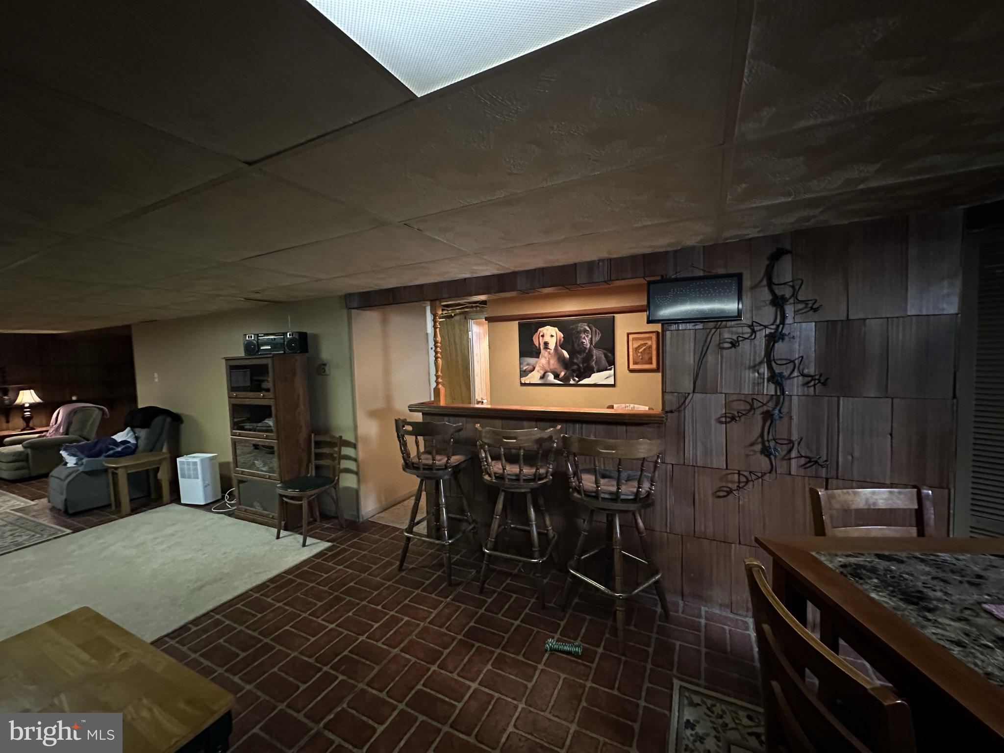 833 Roger Road Warminster, PA 18974 - Photo 28 of 36 Basement with bar