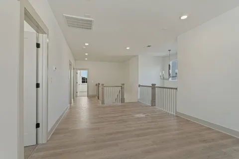 a view of lake from balcony