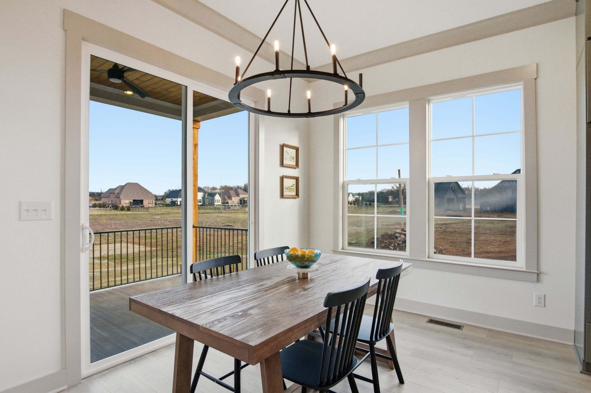 5509 East Overall Creek Road Rockvale, TN 37153 - Photo 10 of 36 a view of a dining room with furniture window and wooden floor