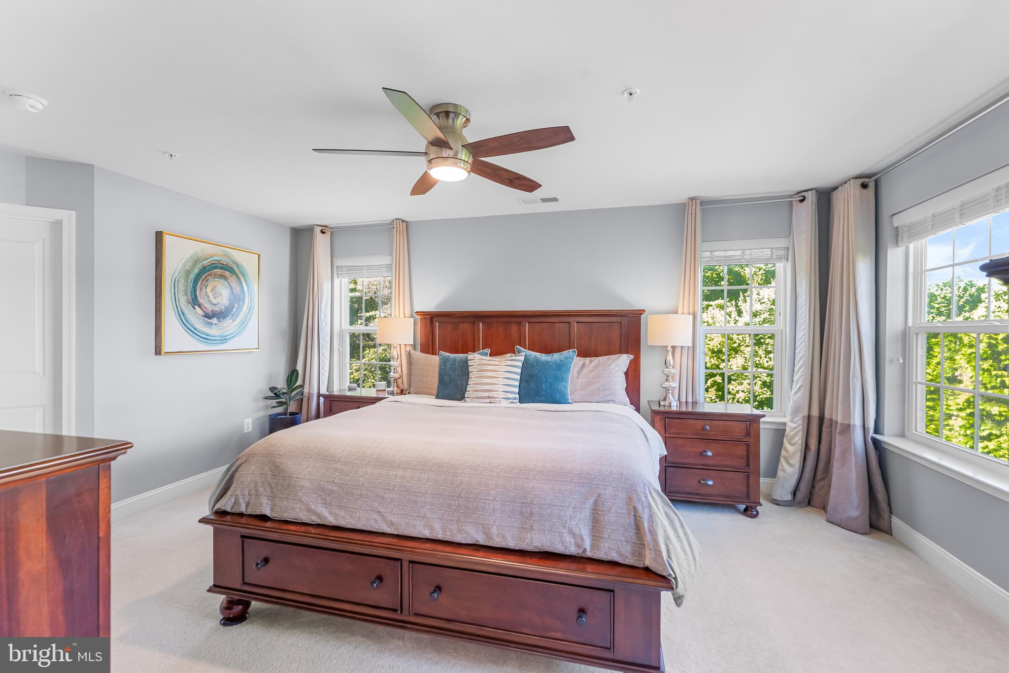 7820 Loblolly Way Hanover, MD 21076 - Photo 19 of 75 a bedroom with a bed and a window