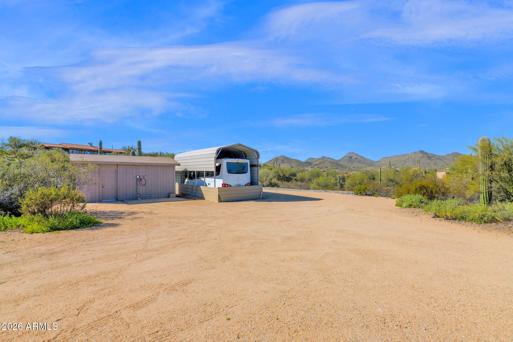 39402 North Spur Cross Road Cave Creek, AZ 85331 - Photo 22 of 28 Shade for RV or Boat, With Power, Water