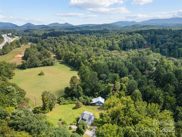 a view of a lake with mountains in the background