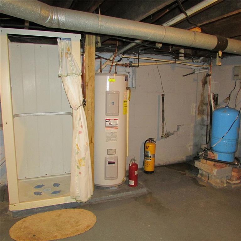 101 Century Farm Road Clinton, PA 15026 - Photo 24 of 24 Basement shower, hot water tank and pressure tank for the well.
