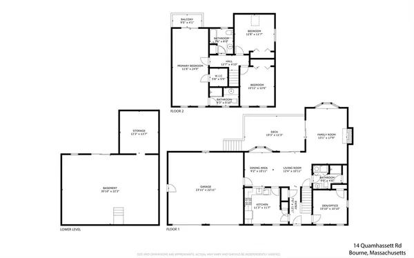 $825,000 | 14 Quamhassett Road, Bourne, MA 02532
