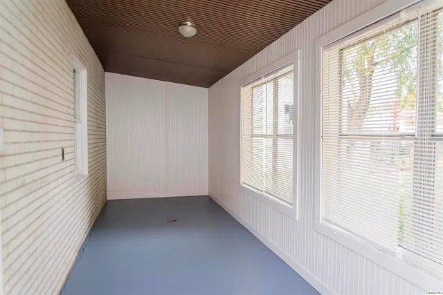 a view of room with window