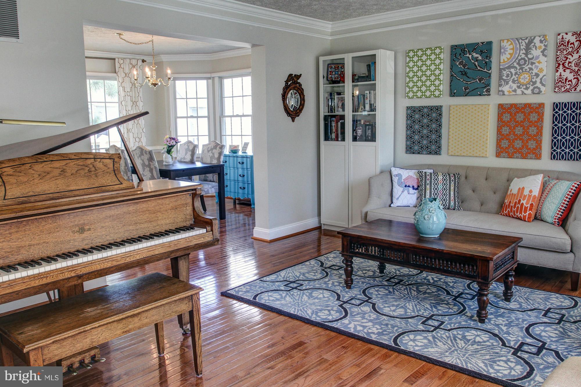 2306 Golden Chapel Road Odenton, MD 21113 - Photo 2 of 30 Formal living room with beautiful hardwood floors