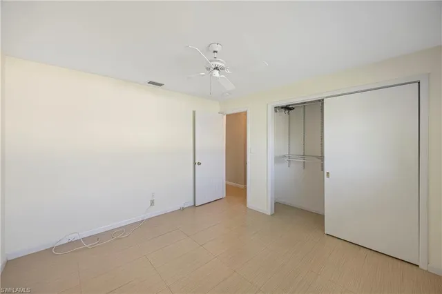 a view of an empty room