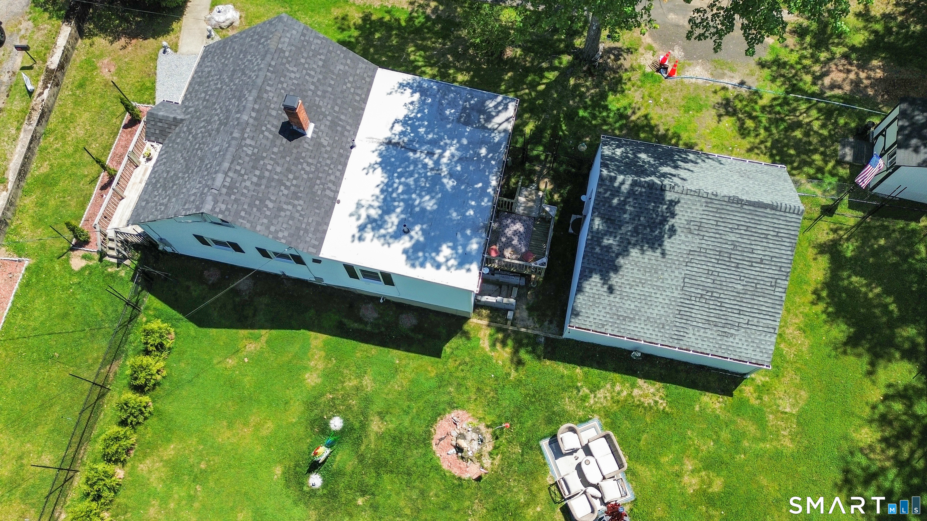 36 Jennings Street Norwich, CT 06360 - Photo 14 of 33 an aerial view of garden with patio