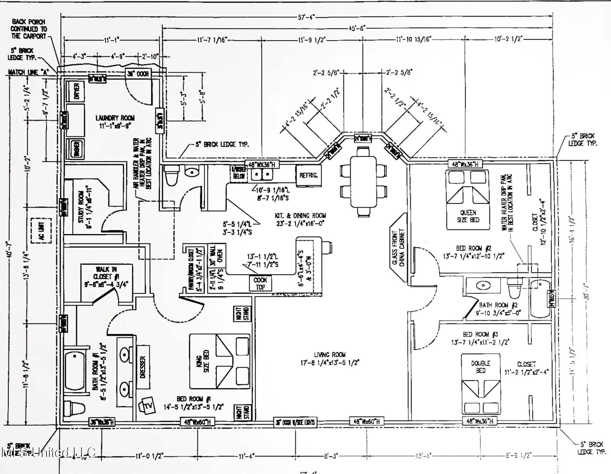 4319 Adcock Street Moss Point, MS 39563 - Photo 46 of 46 floor plan