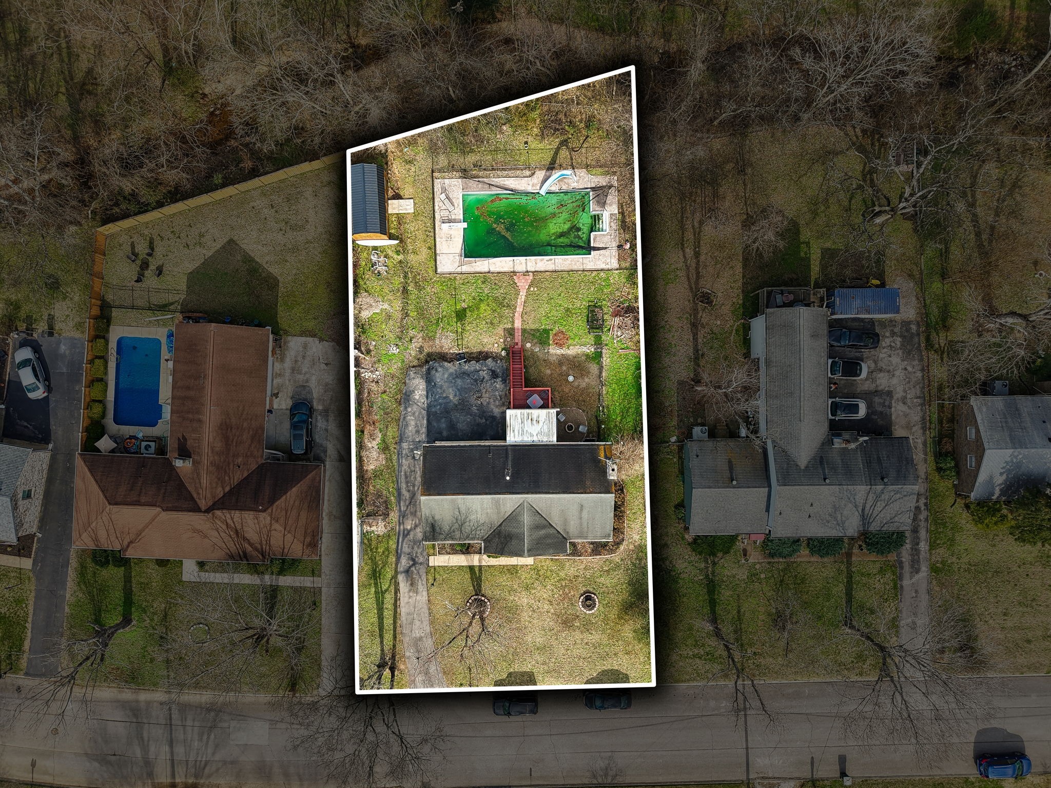 7424 George Gaines Road Nashville, TN 37221 - Photo 54 of 60 a view of backyard from window