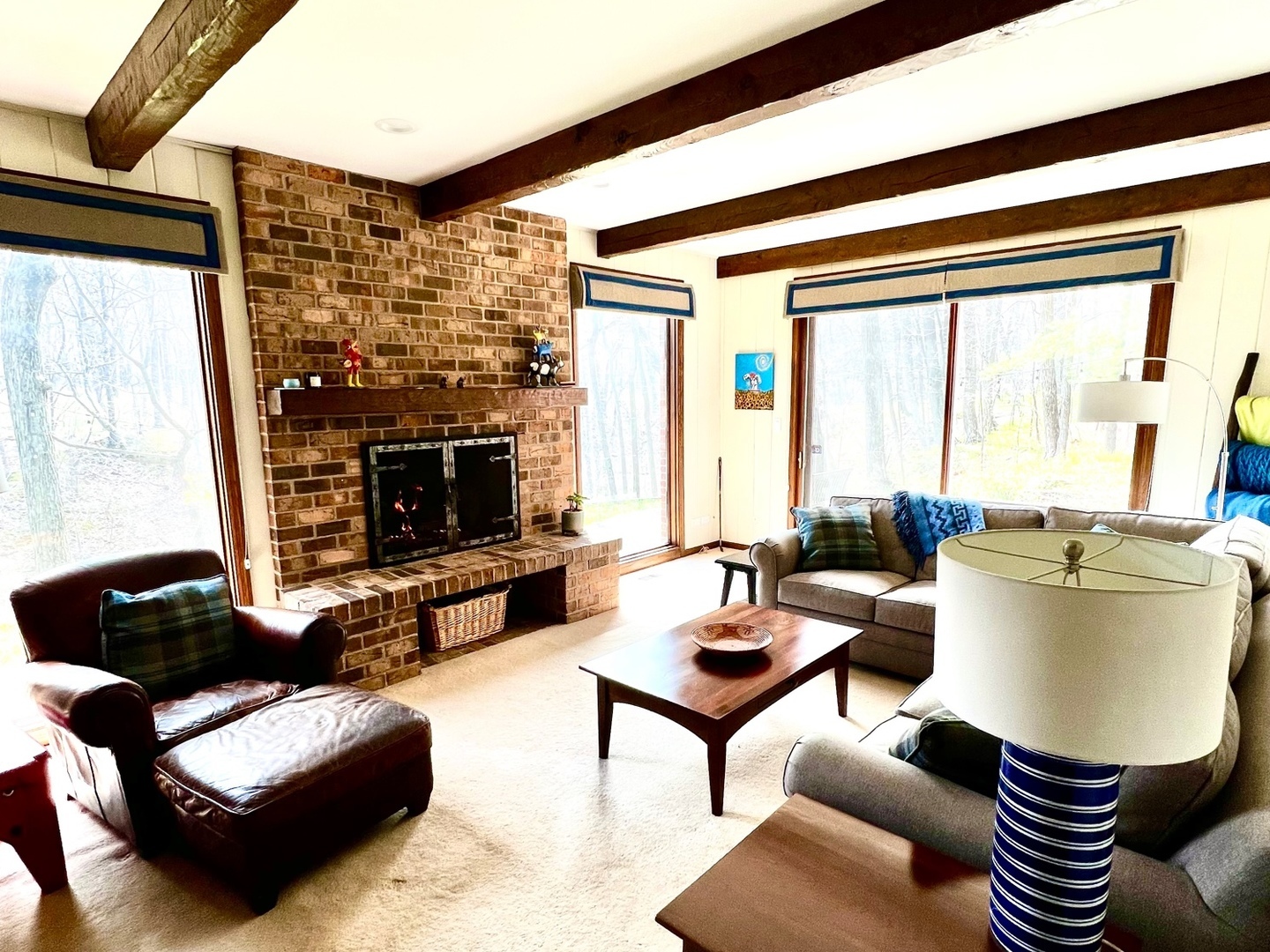 1201 Turicum Road Lake Forest, IL 60045 - Photo 6 of 20 a living room with furniture and a flat screen tv
