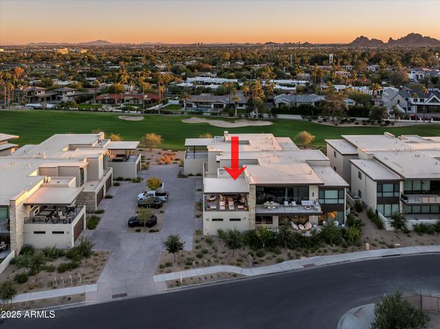 a view of a lake with a city