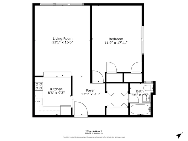 $1,850 | 34 East 32nd Street, Unit B2, Bayonne, NJ 07002