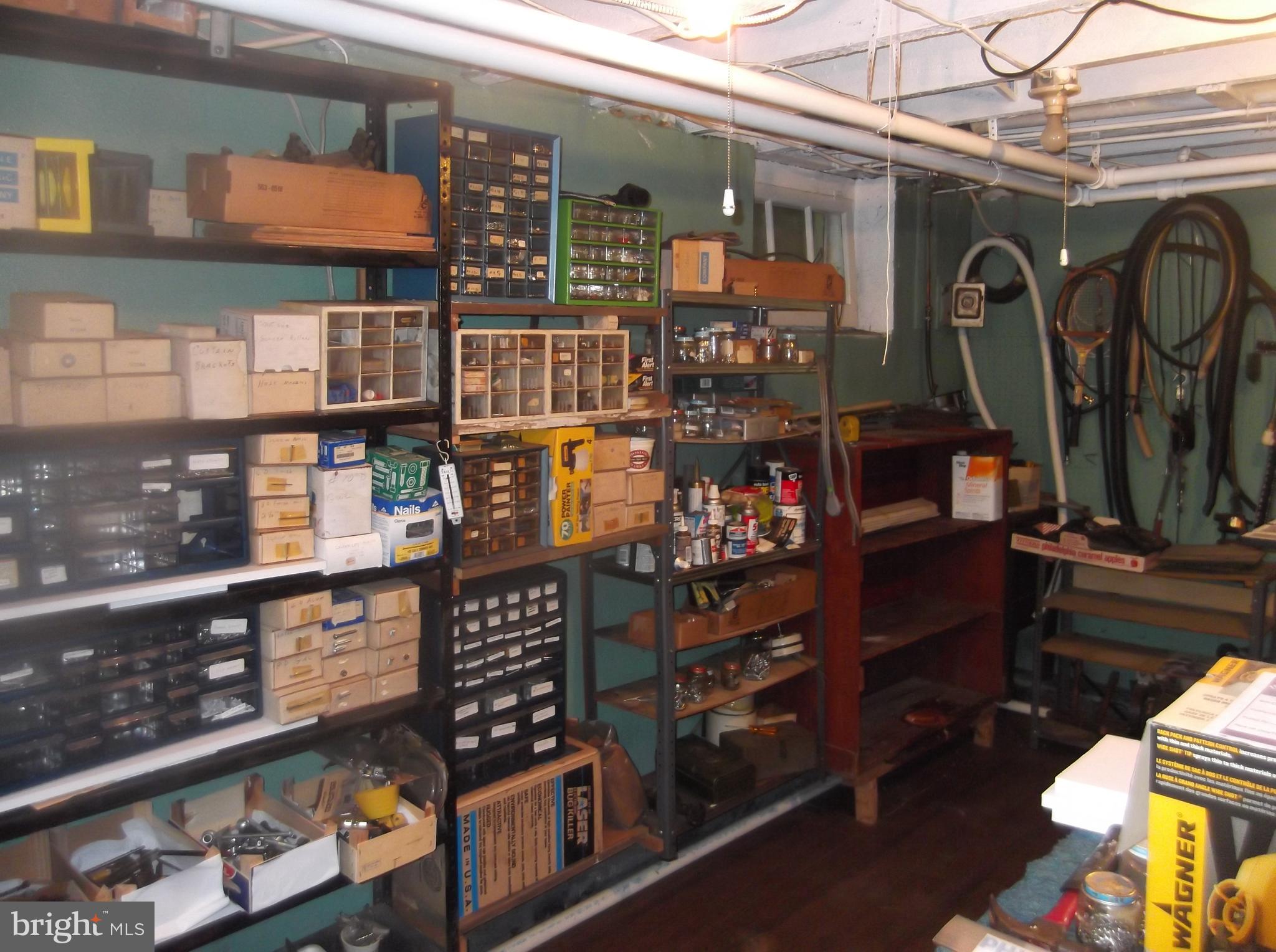 2455 Park Road Warrington, PA 18976 - Photo 35 of 47 Basement Workshop Wall Storage
