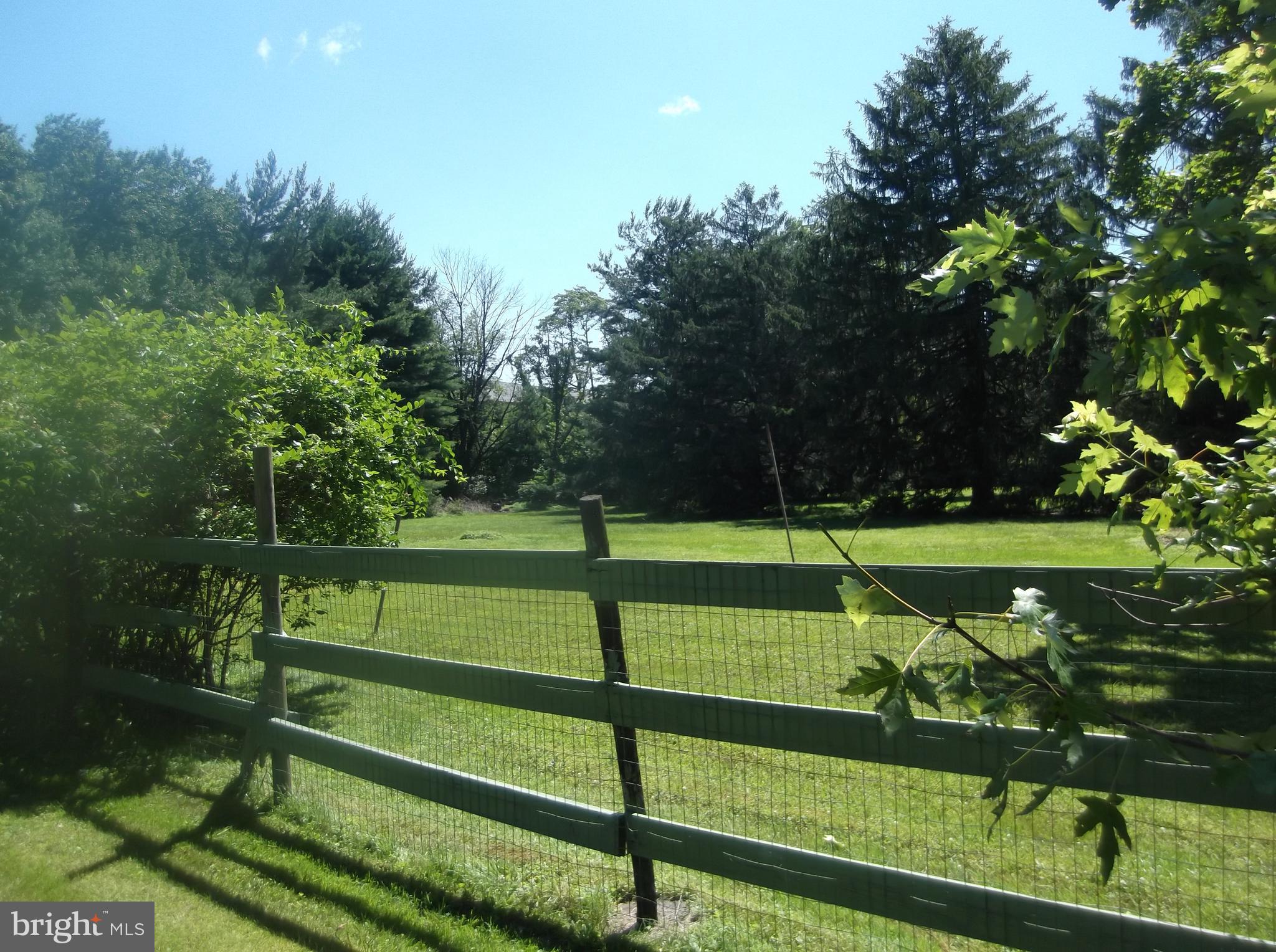 2455 Park Road Warrington, PA 18976 - Photo 9 of 47 Partial Fenced in Backyard and Additional Land