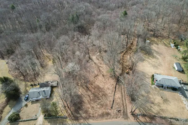 a backyard of a house