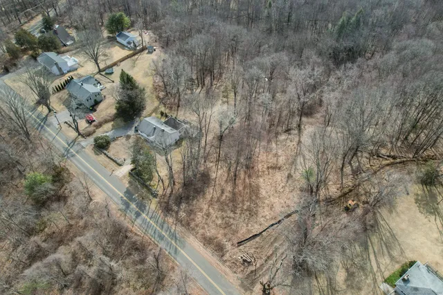 a view of backyard with trees