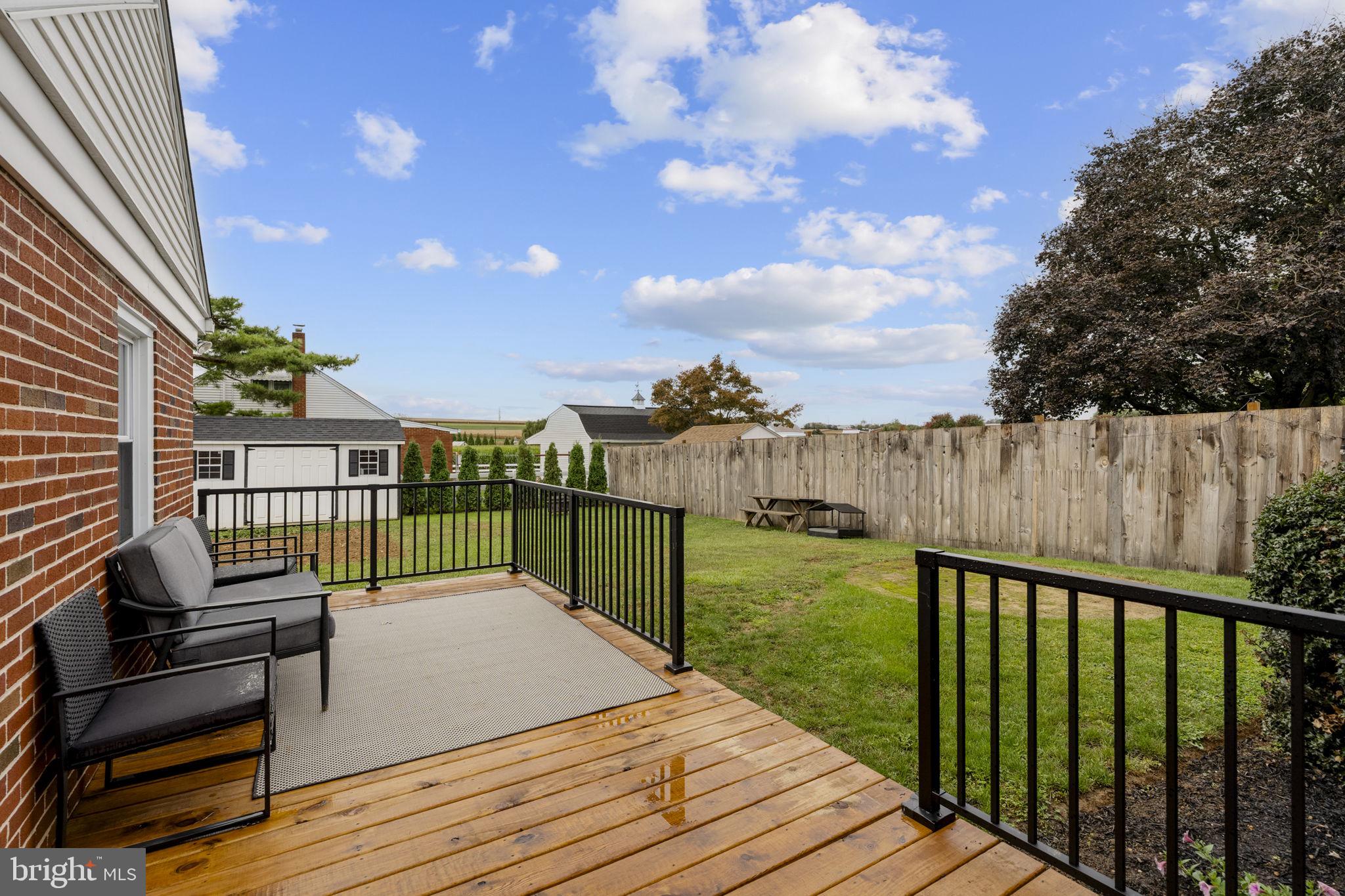 210 Musser Road East Earl, PA 17519 - Photo 13 of 44 a balcony with view of trees in front of it