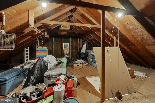 a view of storage and utility room