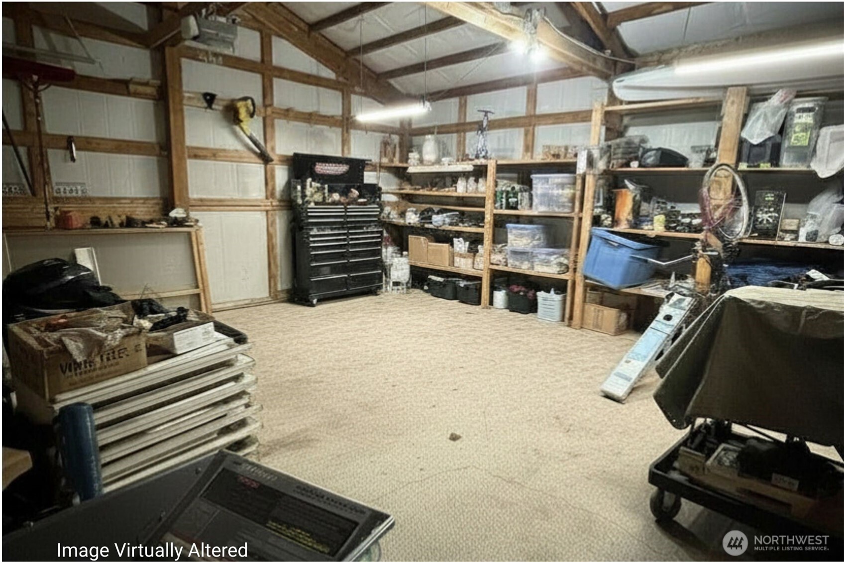 4230 Cody Road Blaine, WA 98230 - Photo 29 of 38 a view of walk in closet with clothes and shoes