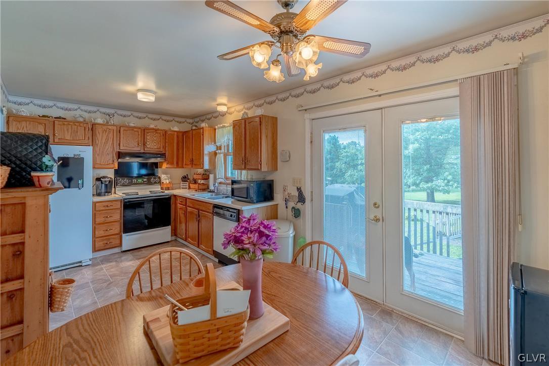 French Doors off Kitchen
