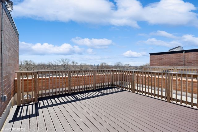 a view of city from a balcony