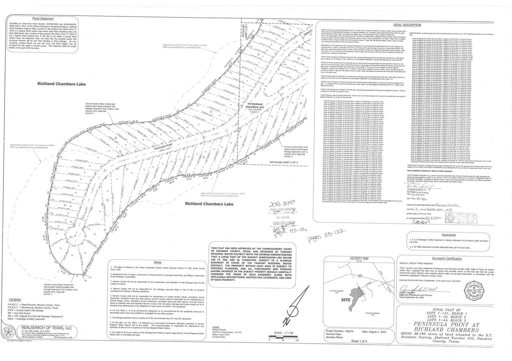 Lot 199 Peninsula Road Kerens, TX 75144 - Photo 26 of 26 a black and white photo of a painting